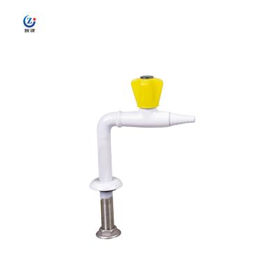 China Copper Laboratory Gas Taps And Fittings 90° PP Outlet Mouth Safety for sale