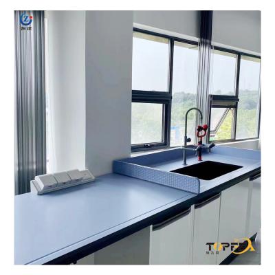 China Customized Science Lab Countertops , 20mm Alkali Resistant Lab Bench Countertop for sale