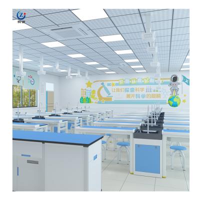 China Fireproof Physics Lab Table Chemical Resistant Square Bench Furniture for sale