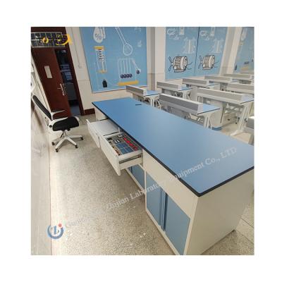 China Rectángulo Fisica Muebles de laboratorio Opciones de almacenamiento y visualización personalizables en venta