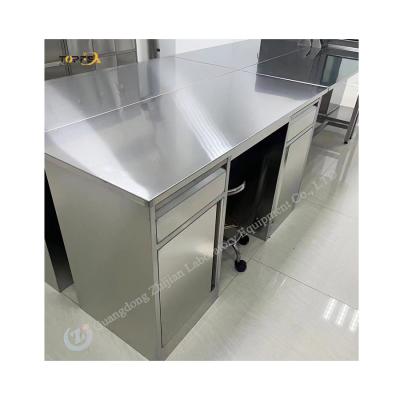 China Stainless Steel Lab furniture Workbench with Integrated Power Outlets zu verkaufen