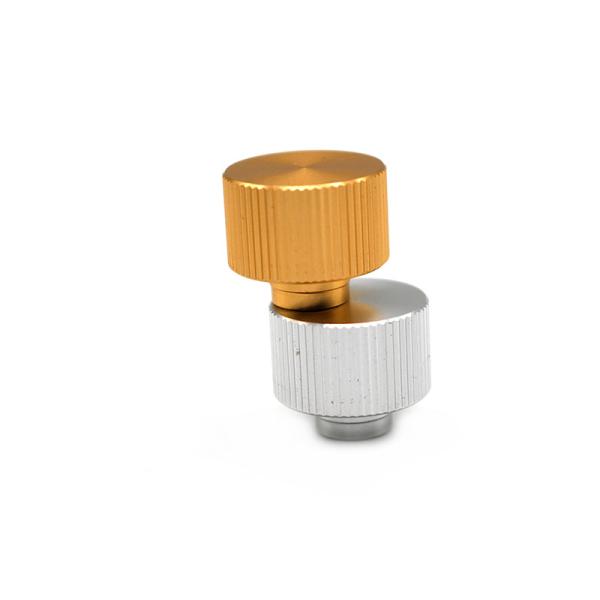 Quality Brass Custom Knobs Rotary Volume Control Knob 6mm Knurled Shaft Potentiometer for sale