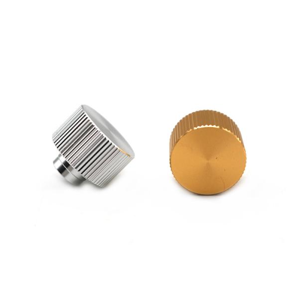 Quality 25mm Electronic Custom Knobs Audio Aluminum Volume Control Knob For Amplifier for sale