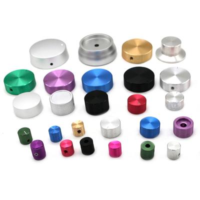 China Botões personalizados de latão Botão rotativo de controle de volume Botão de potenciômetro de eixo 6 mm à venda