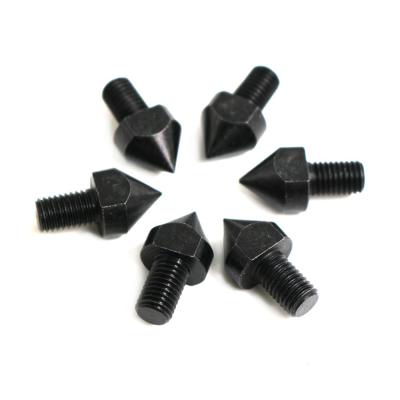 China Black Steel CNC Machining Parts Fastener Screws Cutting Milling Turning CNC Services for sale