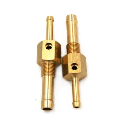 China Precision CNC Machining Parts Brass Hexagonal Bolts CNC Tapping Plastic Parts for sale