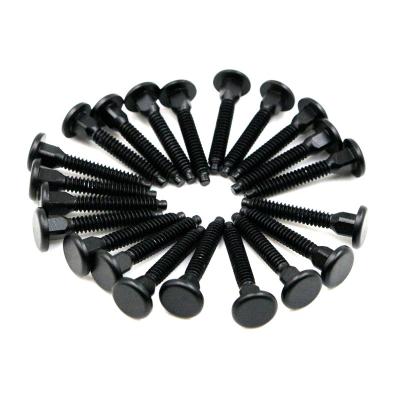 China Black Custom Fasteners Carriage Bolts CNC Lathe Machining Service for sale