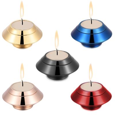 China Custom Aluminum CNC Machining Part Cremation Urn Memorial Keepsake Candle Holder Ashes Locket Free Logo Engrave Te koop