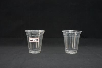 China 12oz 98mm Transparent Biodegradable PLA Cups 350ml for sale