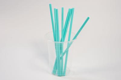China Drinking 7x210mm Biodegradable PLA Straws Cold Drink Shop for sale
