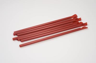 China PLA Spoon Bio Plastic Straws , 6mmx210mm Compostable Plastic Straws for sale