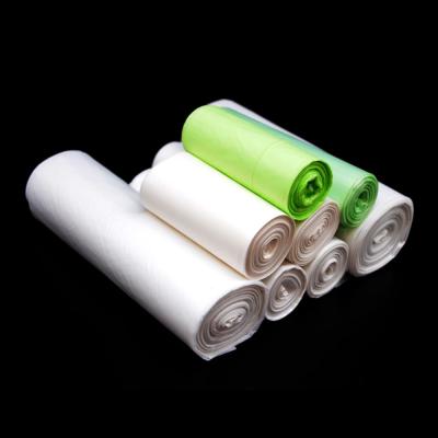 China Green Eco Friendly PLA Bags For Kitchen , Office Biodegradable Bathroom Trash Bags for sale