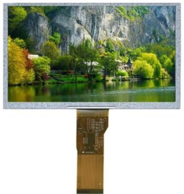 China Wide Operating Temperature IPS 5 Inch LCD Touch Screen 800X480 ST7262 16/18/24 Bit RGB for sale