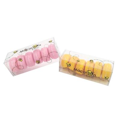 China 6pcs Handmade Macaron PVC PET Candy Cookie Custom Plastic Package Box for sale