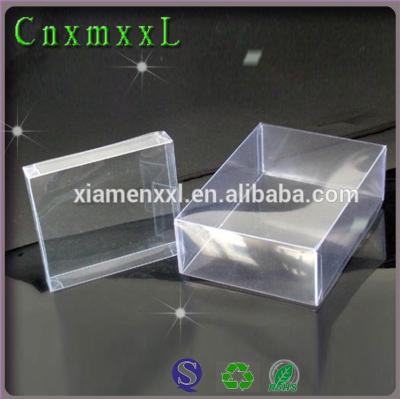 China Handmade Square Clear Plastic Packaging Boxes for sale
