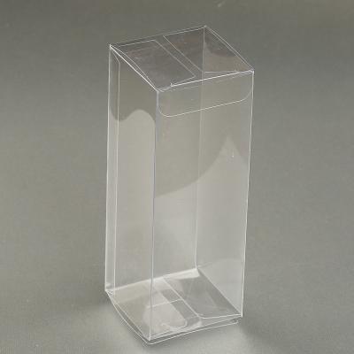 China Handmade Single Square PVC Box Clear Plastic Packaging PETG Threaded Container With Low Price for sale