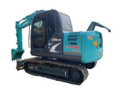 Chine SK75 Excavatrice hydraulique utilisée Kobelco 6850 kg à vendre
