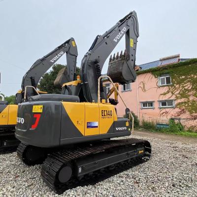China 77.4kW Volvo EC140 Excavator Used Volvo Diggers 0.32m3 Bucket 13920kg for sale