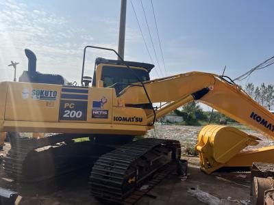 China Hydraulic Second Hand Diggers 21900Kg Komatsu Hydraulic Excavator Pc200 8 for sale