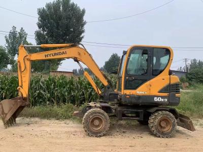 China Used Hyundai 60W-9 Digger Machine With 6070mm Max Digging Height for sale