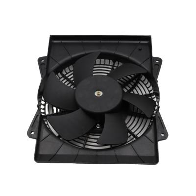 China Air Compressor Cooling System Universal 150W 24V Push Fan for 10 Inch Refrigerated Car for sale