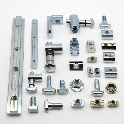 China Coating  Aluminum Profile Connectors Custom Fasteners By Industry AMSE Standard for sale