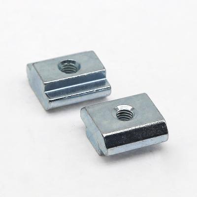 중국 산업용 사용자 지정 알루미늄 프로필 고정 장치 슬라이딩 티 너트 판매용