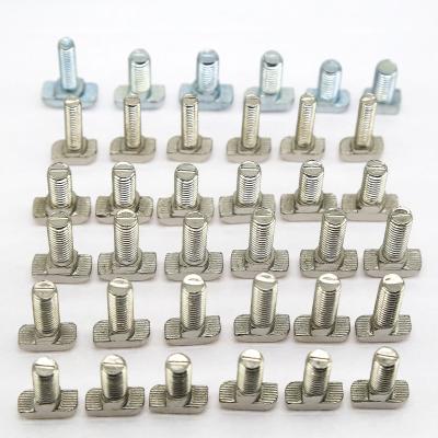 China Industrial Custom Hot Heading T-Bolt  Fasteners For Aluminum Profile for sale
