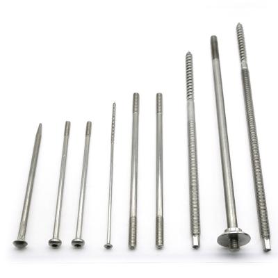 China Cold / Hot Heading Customized Stainless Steel Long Bolts Electroplating Surface Treatment for sale