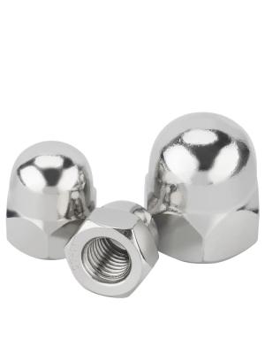 China Stainless steel Acorn Cap Nuts,Hardware Nuts, Acorn Hex Cap Dome Head Nuts for Fasteners for sale