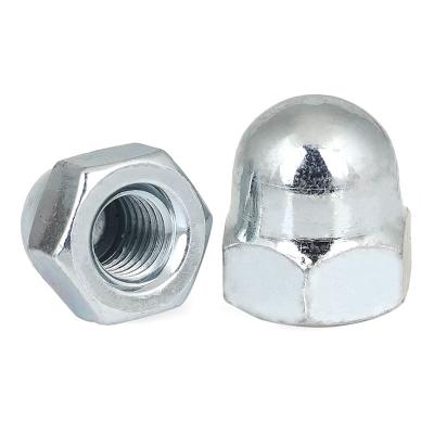 China Carbon steel  Acorn Cap Nuts,Hardware Nuts, Acorn Hex Cap Dome Head Nuts for Fasteners for sale