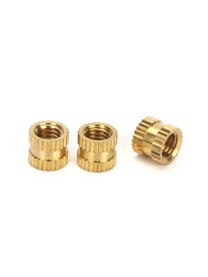 China Brass Knurled Nuts Thumb Nuts Insert Nuts Through-Hole Knurled Nuts for sale