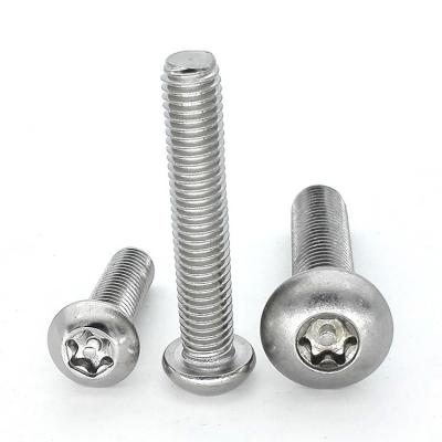 China Stainless Steel Pin Tamper Torx Security Button Head Machine Screw for sale