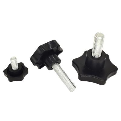 China Star Hand Knob Tightening Screw With Threaded Bolt Stud Clamping Handle for sale