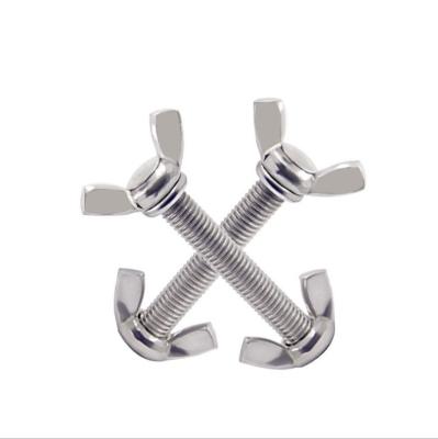 China Butterfly Head Screw Butterfly Nut And Bolt Hot Dip Galvanized for sale