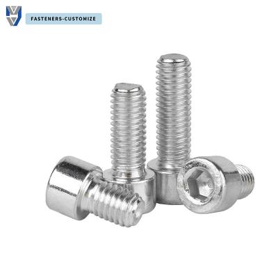 China Stainless steel cup head socket screws cylinder head bolt, cup head screws for sale