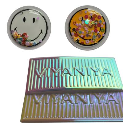 China Cheap Price Custom Soft Cartoon TPU Brand Name Logo Hologram Tag Clothing High Frequency Label for sale