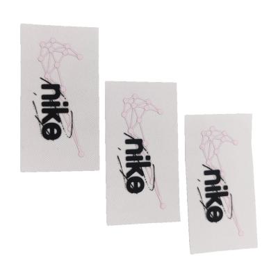 Chine Viable Color Customised Clothing Labels 3D Printed Fabric Rubber Woven Label à vendre