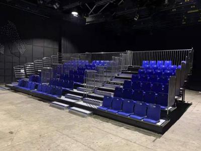 China Mueble retractable galvanizado del asiento del estadio del paso del suelo LED en venta