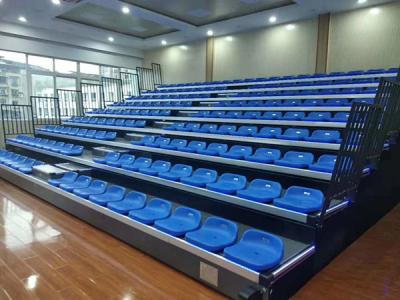 China Baixo Bleacher retrátil traseiro azul de Seat de cubeta do HDPE que assenta a etapa de 700-900mm à venda