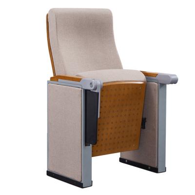 China Cadeiras de alumínio do auditório da dobradura ISO14001 do painel lateral da tela com tabuleta à venda