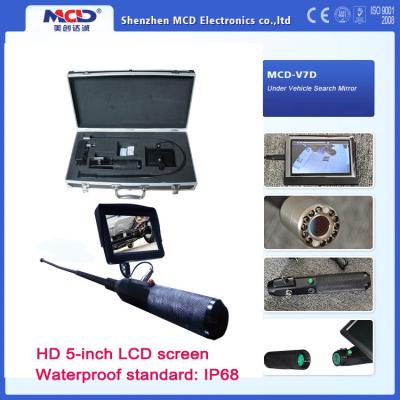 China 3200mAh HD 5 inch LCD Screen Under Inspection Mirror With Waterproof Camera for sale