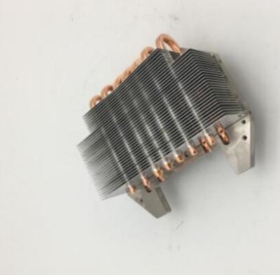 China 180W Led Cooling Radiator Copper Pipe Heat Sink Brushed With Zinc Alloy Heat Pipe for sale