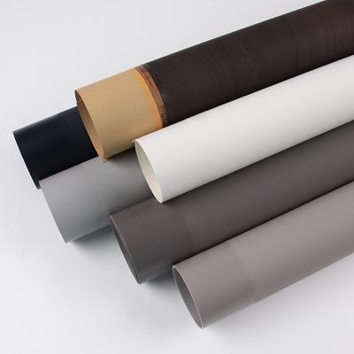 China Decorative PVC Veneer Laminate Door Membrane Laminate Sheets For MDF Cabinets for sale