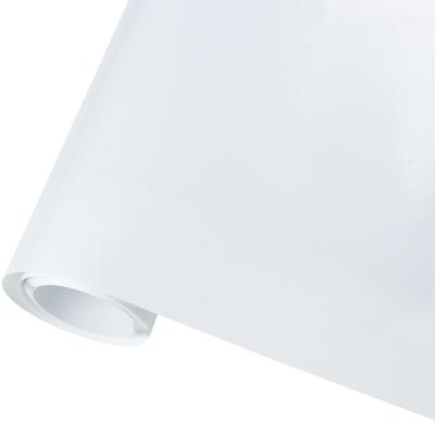 China Waterproof PVC Decorative Foil Kitchen Cabinet Film White for sale
