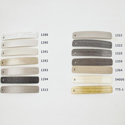 China Alto brilho Borda de grãos de madeira Banda de PVC 1 mm 22 mm Adesivo PUR à venda