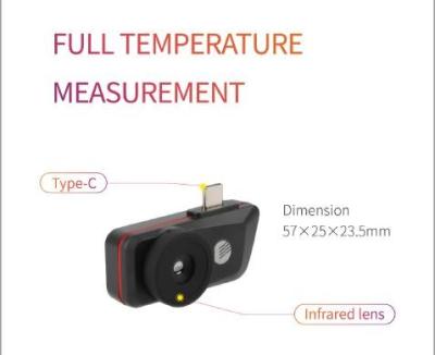 China 160×120 Pixel Mobile Phone Thermal Imaging Camera IP54 ISO9001 ODM for sale