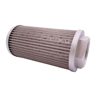 China 70mm Outer Diameter Oil Suction Filter Element WU-100X80-J for Hydraulics Application for sale