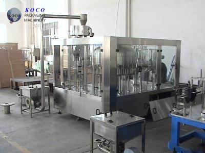 China Automatic 3 in 1 water PET bottle filling capping machine / bottling plant machine equipment production line for sale