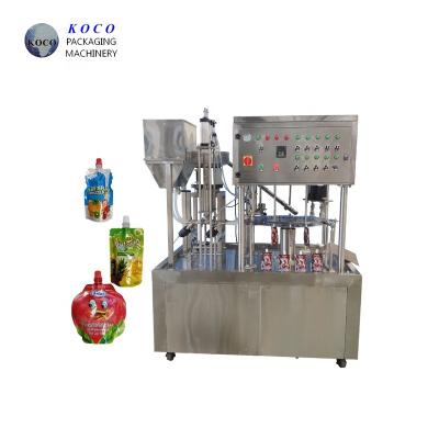 China KOCO Semiautomática e fácil de operar Máquina de envase para tampar líquidos Envase eficiente à venda